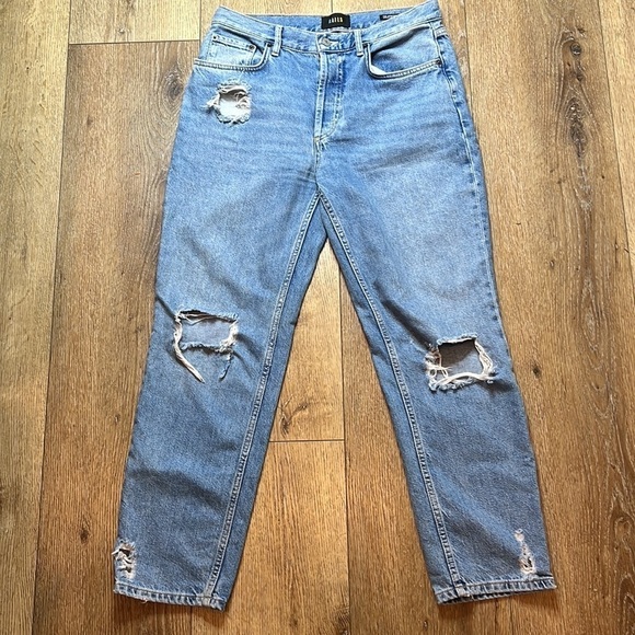 Rails The Atwater Slouchy Straight Distressed Jeans Size 27 - Picture 2 of 9